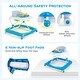 preview thumbnail 5 of 10, Honeyjoy Foldable Baby Walker with 3 Adjustable Heights Comfy Padded - See Details
