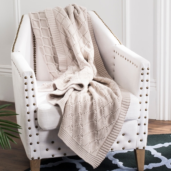 Pale pink blanket throw store