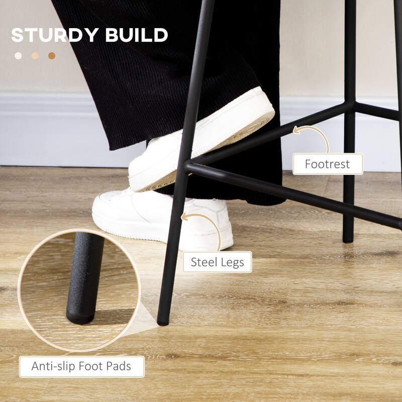 Rattan Bar Stools Set Of 2