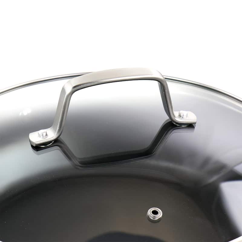 10 Piece Aluminum Nonstick Cookware Set in Black