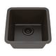 preview thumbnail 2 of 44, 15" x 15" Quartz Single Bowl Drop-In Granite Composite Sink - 15"x15"