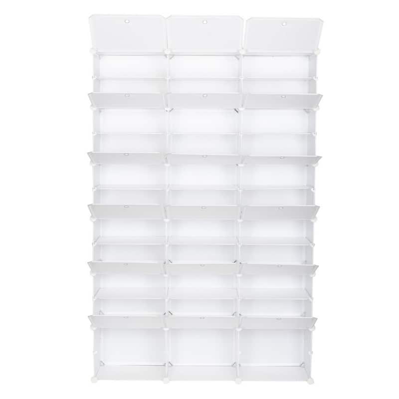 11 Tiers Portable Shoe Rack Organizer 66 Pair Storage Cabinet