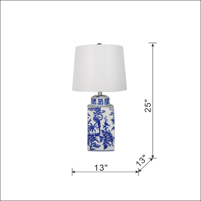 A&B Home Ceramic Vase Lamp
