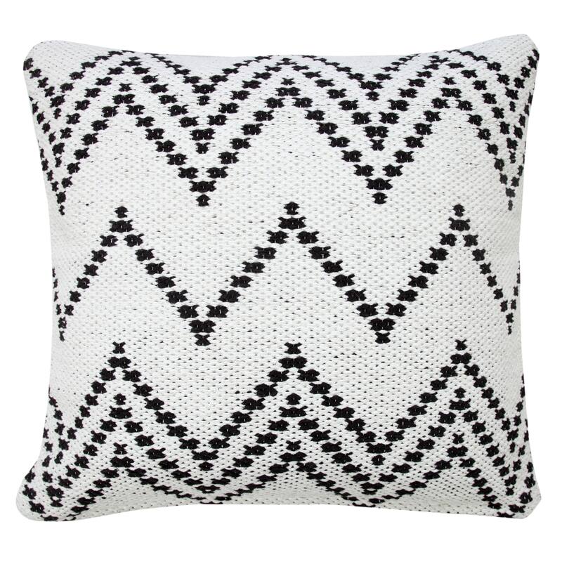 Sevita Modern Woven Chevron Throw Pillow