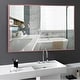 preview thumbnail 31 of 35, Modern Thin Frame Wall-Mounted Hanging Bathroom Vanity Mirror