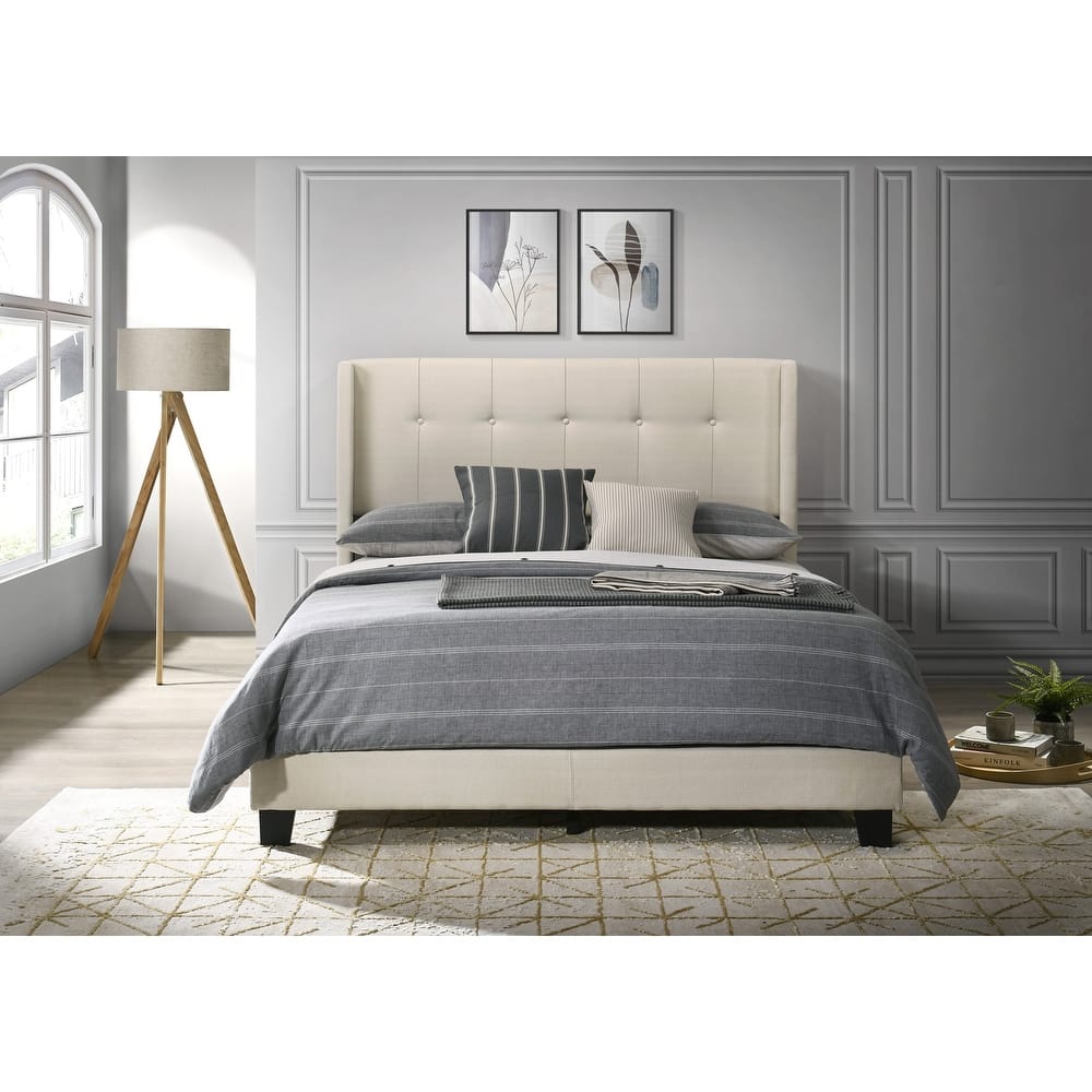 Evelyn Upholstered Panel Bed