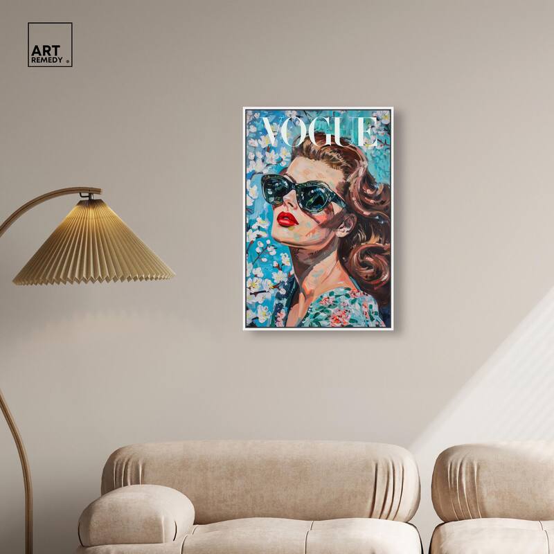 Autumn Blossom Icon Canvas by Art Remedy