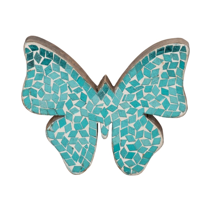 Sagebrook Home Modern Glam Mosaic Butterfly Figurine