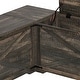 preview thumbnail 17 of 20, Moasis L-Shaped Corner Bench Seating with Wooden Storage Chest and Hidden Storage