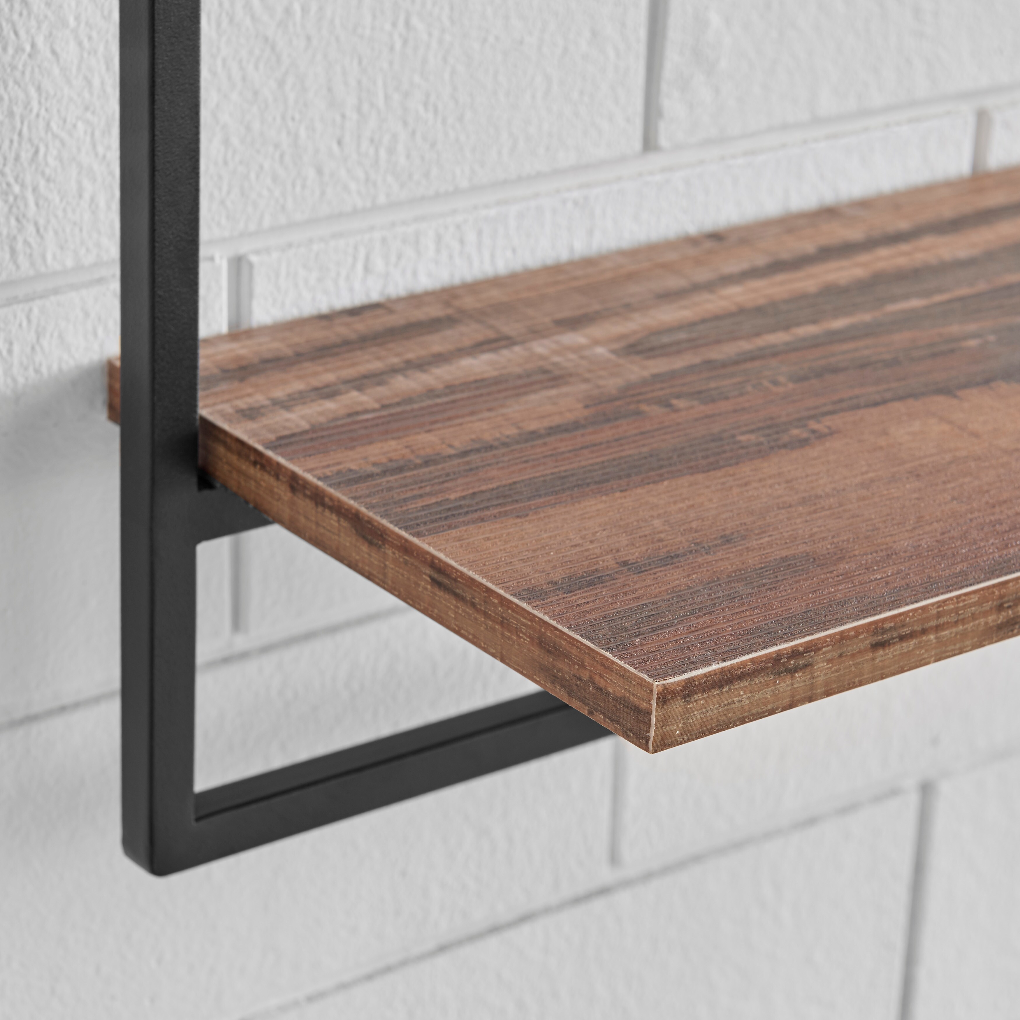 Shop Framed Wall Art 4 Piece Rustic Industrial Shelf Set Overstock 32030019