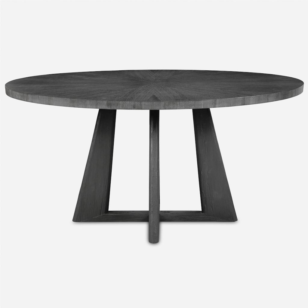 Uttermost 24279 Pulsar 60" Diameter Acacia Wood Dining Table