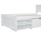 preview thumbnail 6 of 33, Twin Platform Bed with Drawer and Two Storage Shelves, No Box Spring Needed