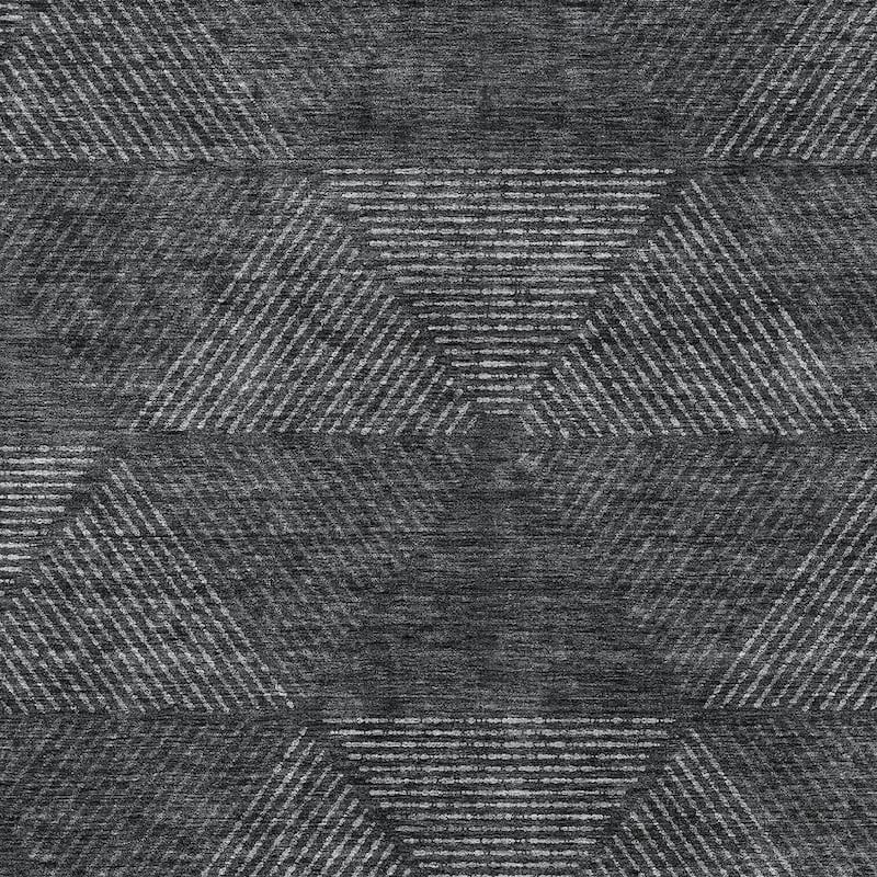HomeRoots Geometric Transitional Rectangle Outdoor Rug