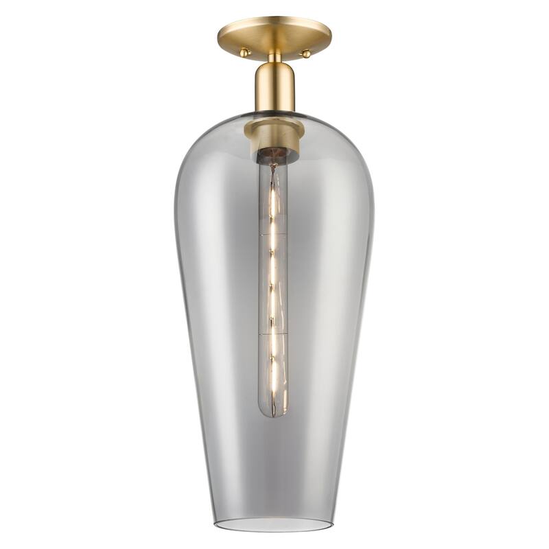 Innovations Lighting 716-1C-G456-8SM Chelsea 8" Wide Semi-Flush - Champagne Bronze