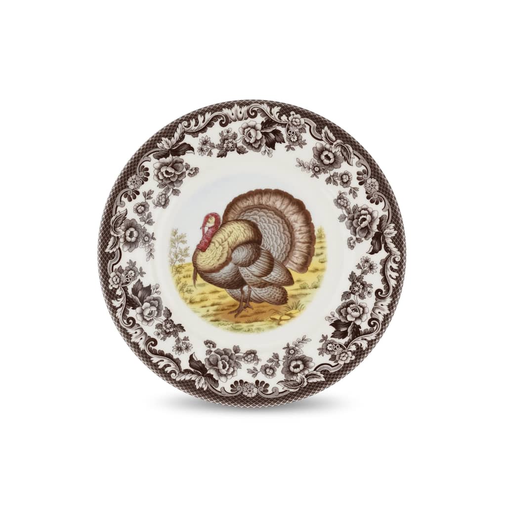 Spode Woodland Luncheon Duck Motif Plate