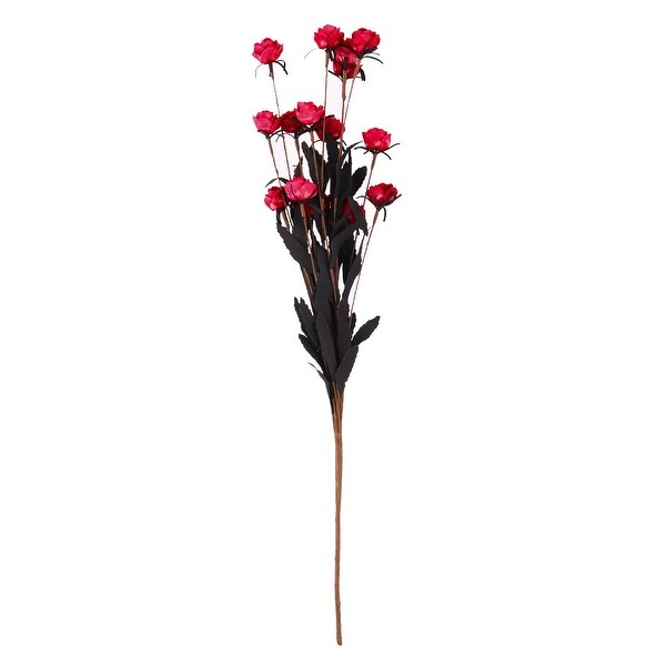 Wedding Garden Foam DIY Craft Emulational Artificial Flower Bouquet Decor Red