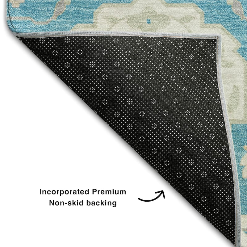 Premium Washable Super Soft Traditional Majestic Mayfield Rug
