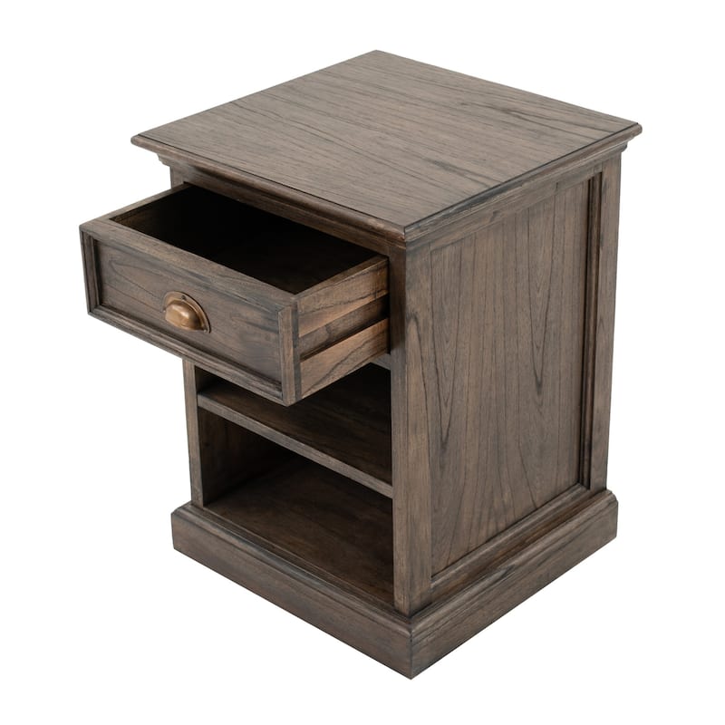Classic Nightstand With Shelves
