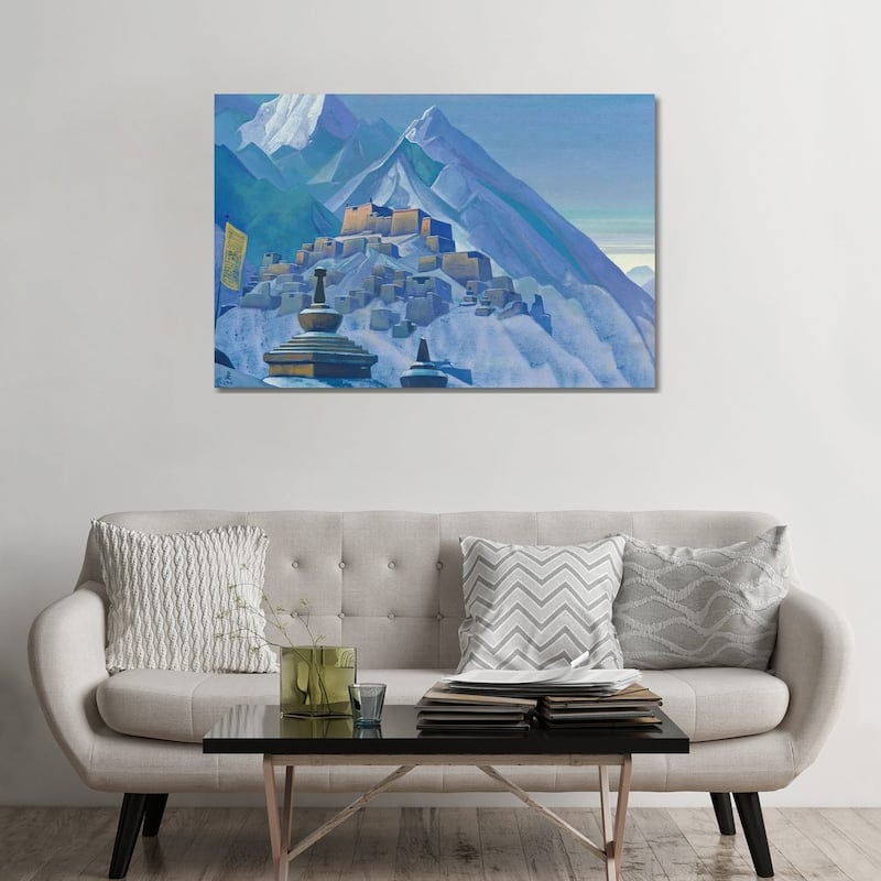 iCanvas "Tibet, Himalayas, 1933" by Nicholas Roerich Canvas Print - 32x48x1.5