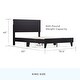 preview thumbnail 35 of 46, Brookside Mabel Shiplap Platform Bed Frame with Headboard