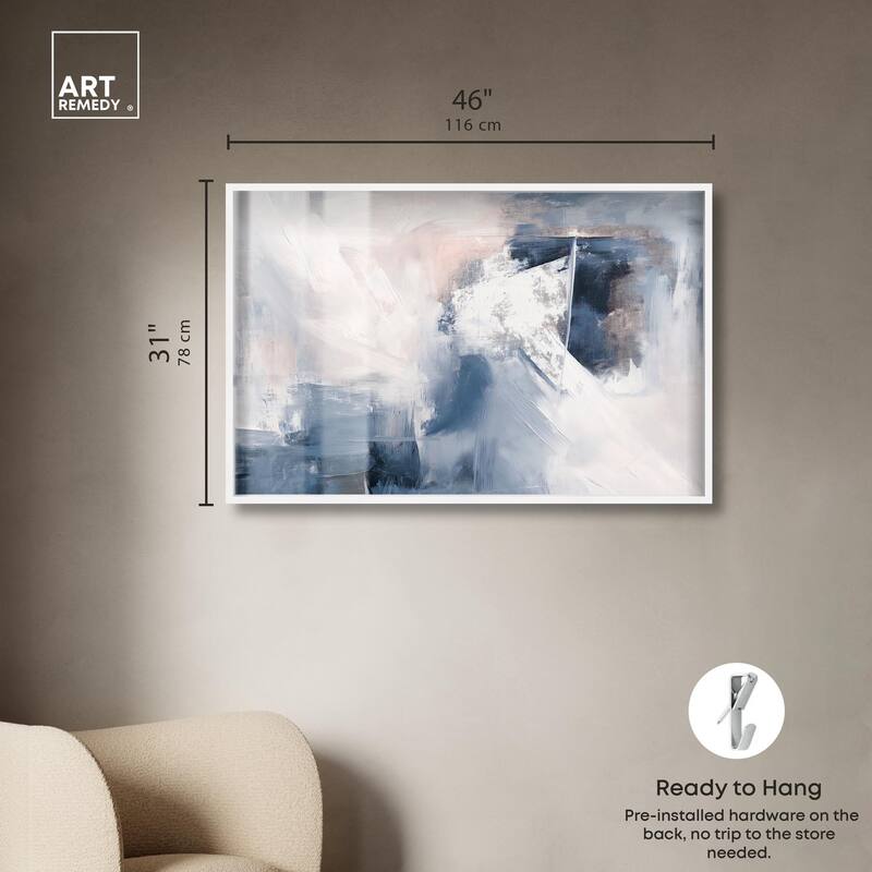 Blue Rapture II Shadowbox by Art Remedy