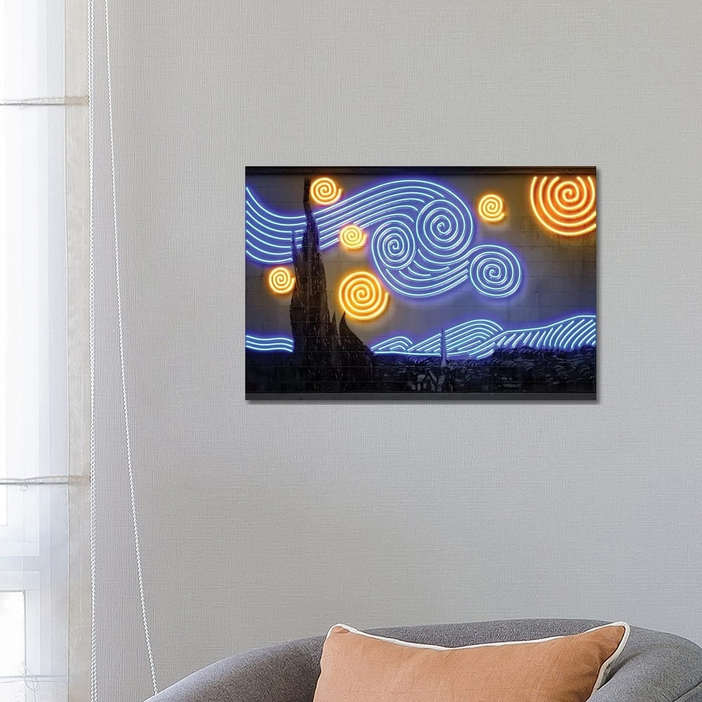 iCanvas "Starry Night" by Octavian Mielu Canvas Print