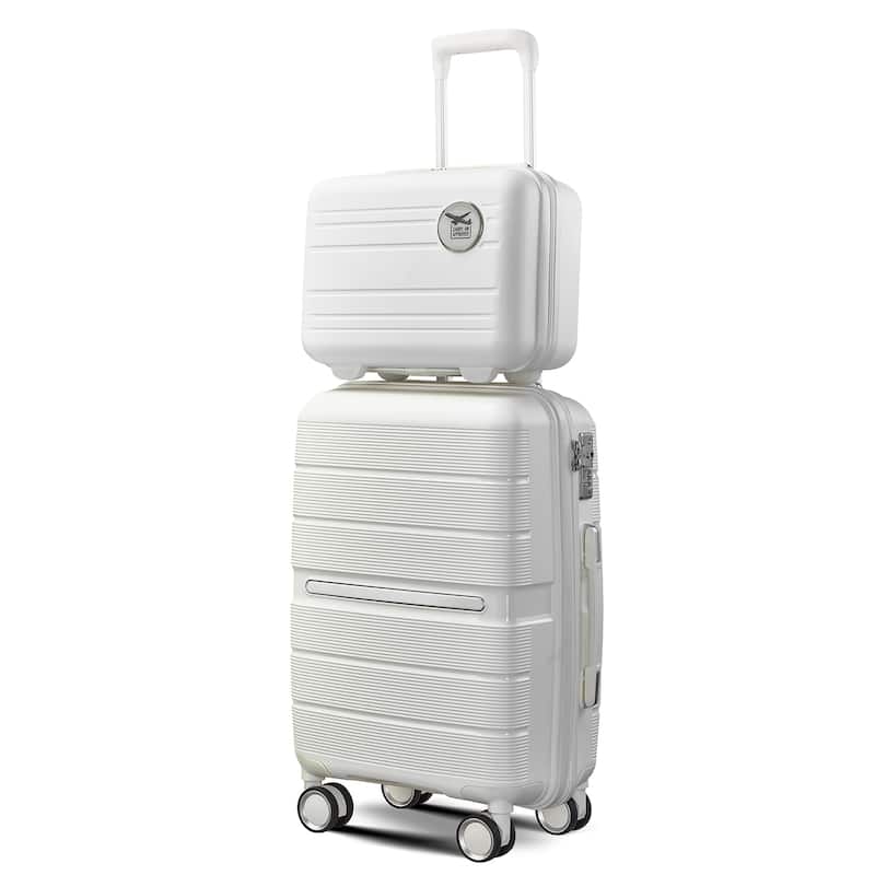 Luggage Sets 4 Piece(14/20/24/28) PP Lightweight & Durable Expandable Suitcase Set