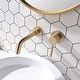 preview thumbnail 2 of 11, PROOX Single Handle Wall Mounted Bathroom Faucet With Drain Assembly