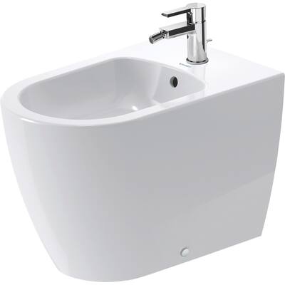 Duravit ME By Starck Floor Mounted Ceramic Bidet - Less Faucet