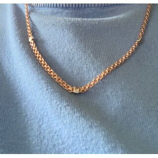 Fremada 14k Two-Tone Gold Bismark and Cube Station Necklace ...