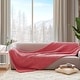 preview thumbnail 3 of 27, Cozy Potato® Chenille Chunky Knit Throw Blanket Desert Rose
