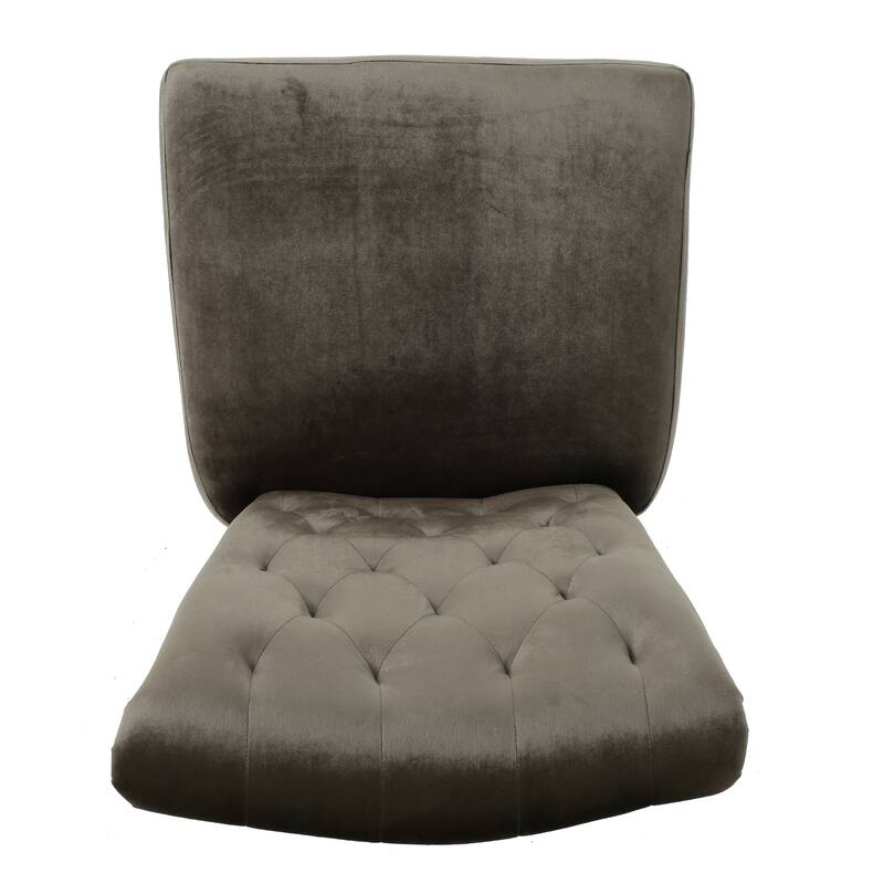 Velvet Tufted and Flared Dining Chairs