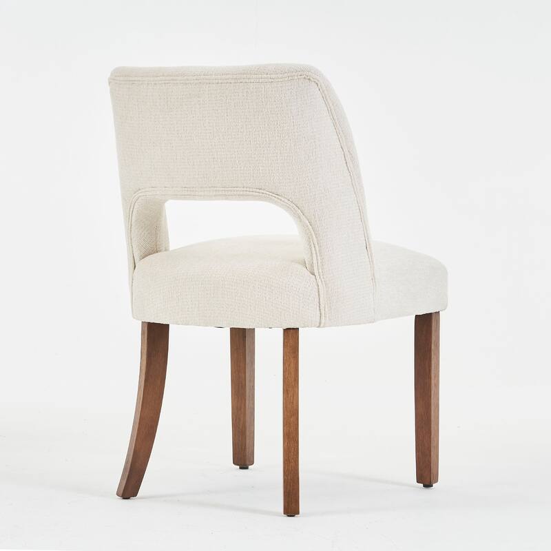 Dining Chairs Set of 2/4/6,Fabric Upholstered Kitchen Chairs with Wood Legs