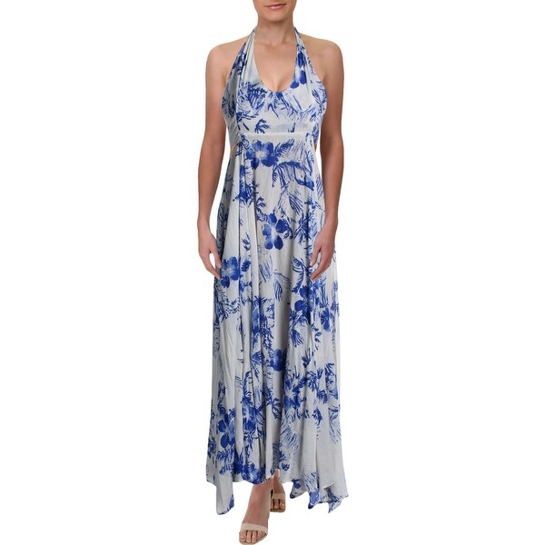 free people lille printed maxi dress