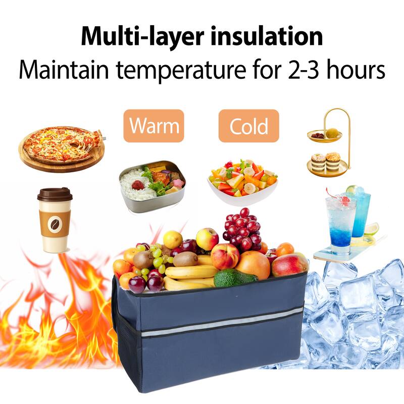 3-in-1 Heavy-Duty Folding Wagon Cart with Bench Seat - 500lb Capacity, 180L Storage & All-Terrain Wheels