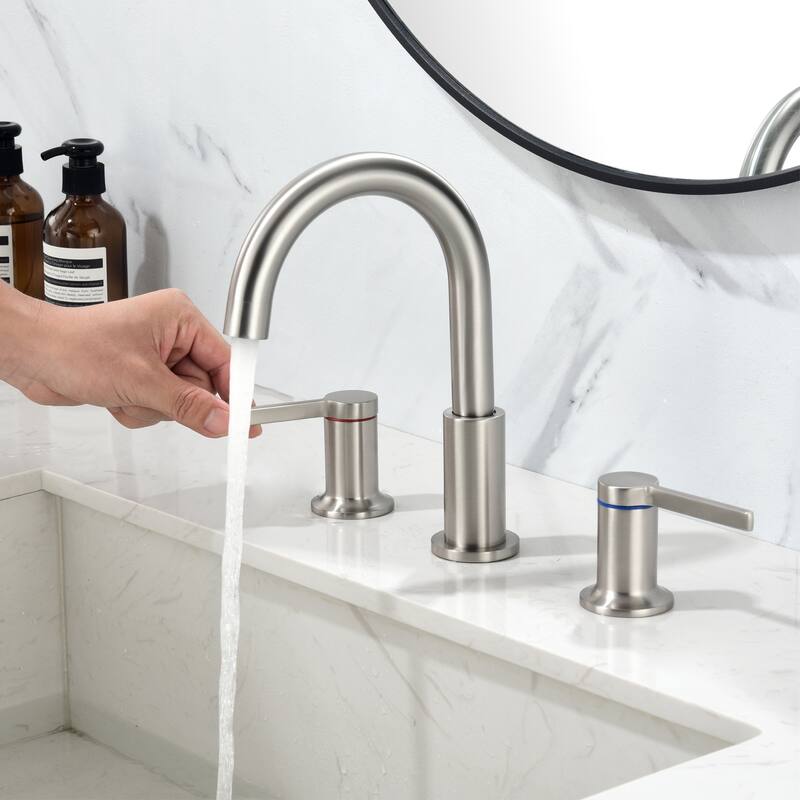 Topcraft 3 Colors 2-Handle Widespread Bathroom Sink Faucet