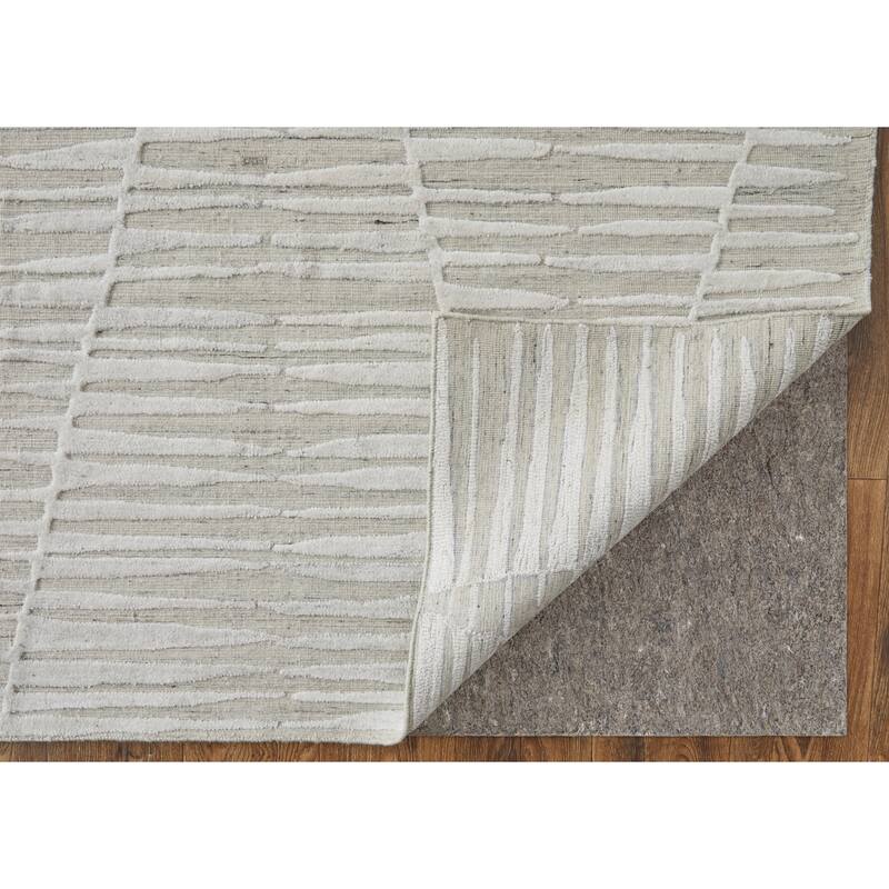 Grand Bazaar Huntley Hand Woven Geometric Modern Area Rug