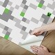 preview thumbnail 4 of 5, Minecraft Grey Pixel Creeper Peel and Stick Wallpaper