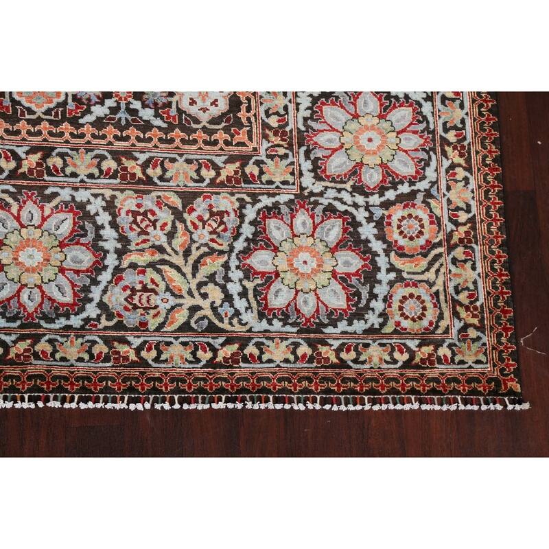 Vegetable Dye Traditional Ziegler Oriental Wool Area Rug Hand-knotted - 7'9" x 9'10"