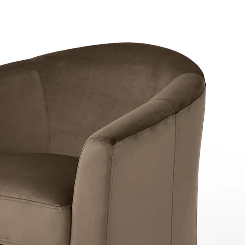 Modern 29"W Upholstered Swivel Barrel Chair for Living Room