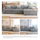 118.4"W Plush Modular Sectional Sofa with Pillows