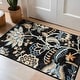 preview thumbnail 19 of 32, Beige Multi Floral Medallion Stylish and Durable Area Rug Black - 2' x 3'