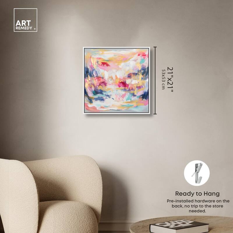 Balipink II Canvas by Art Remedy