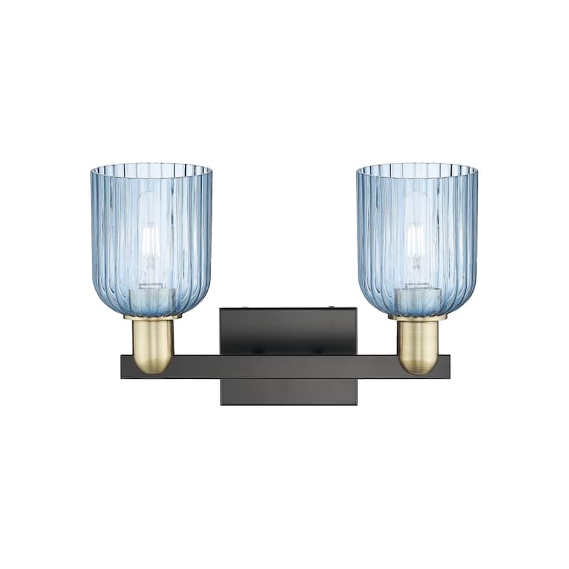 Innovations Lighting Downtown Urban - Bridal Veil - 2 Light 16" Bath Vanity Ligh