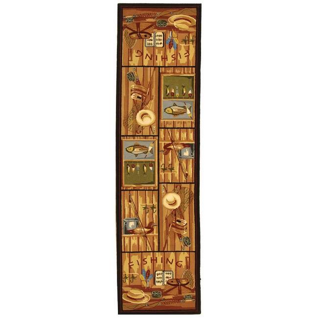 SAFAVIEH Handmade Chelsea Kaylie French Country Wool Rug - 2'6" x 10' Runner - Natural - Runner