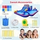 preview thumbnail 9 of 8, Costway Giant Inflatable Water Slide Park with Double Slides & 3 Water - Multi-color - See Details