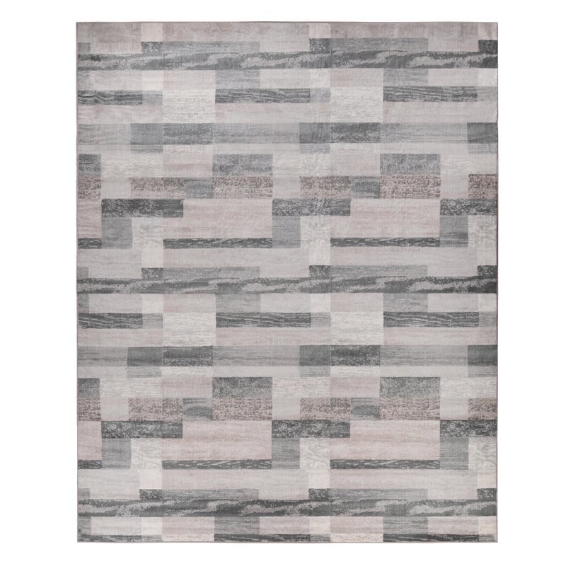 Superior Rockwood Modern Geometric Washable Indoor Runner or Area Rug