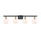 Option Matte White / Black Antique Brass Finish