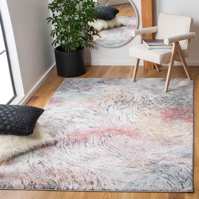 SAFAVIEH Phoenix Tifanie Vintage Rug - 8' x 10' - Ivory/Pink
