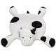 preview thumbnail 1 of 4, Bearington Lil' Gilly 30" Cow Tummy Time Mat, Cow Baby Pillow Blanket for Baby - Multi